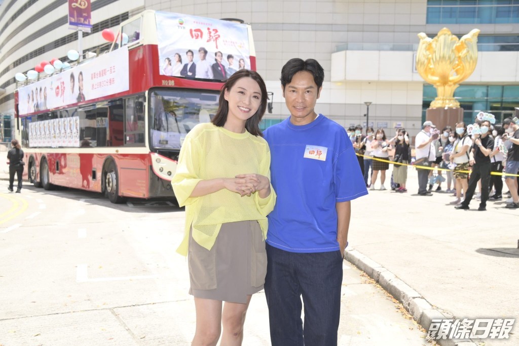 今日天氣好熱，但郭晉安同陳煒都唔怕辛苦。